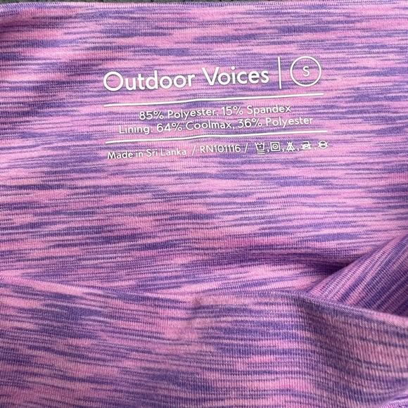 Outdoor Voices Flow High Waist 7/8
Spacedye Leggings - Hyacinth Purple - Picture 4 of 7